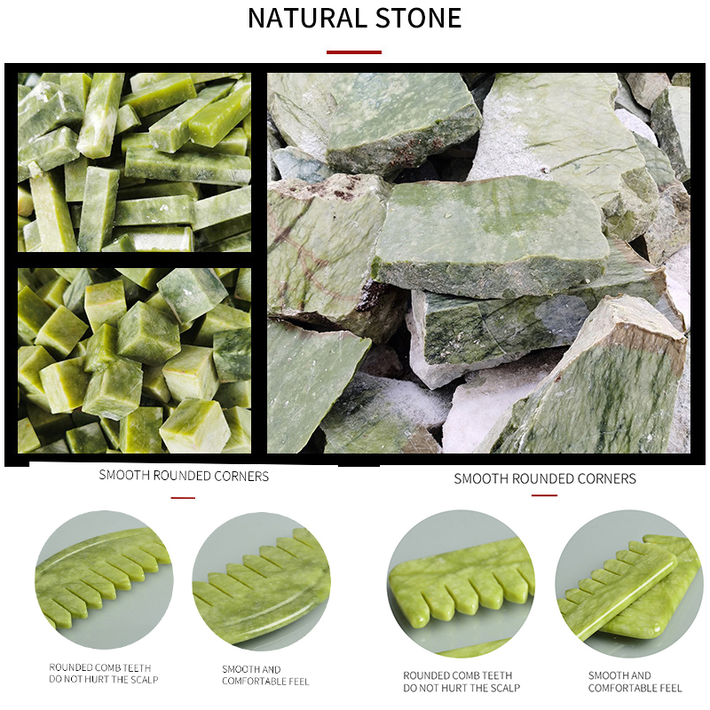 Natural Green Xiuyu Gua Sha Bo - Jade Gua Sha Tool ulasan dan harga