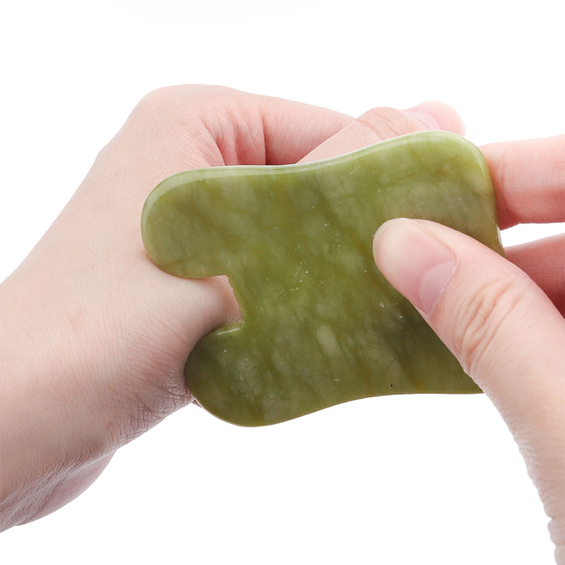 Natural Green Xiuyu Gua Sha Bo - Jade Gua Sha Tool ulasan dan harga