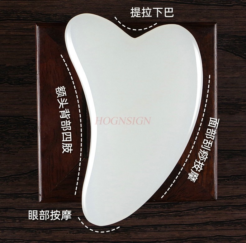 2pcs Natural jade facial shavi - Jade Gua Sha Tool ulasan dan harga