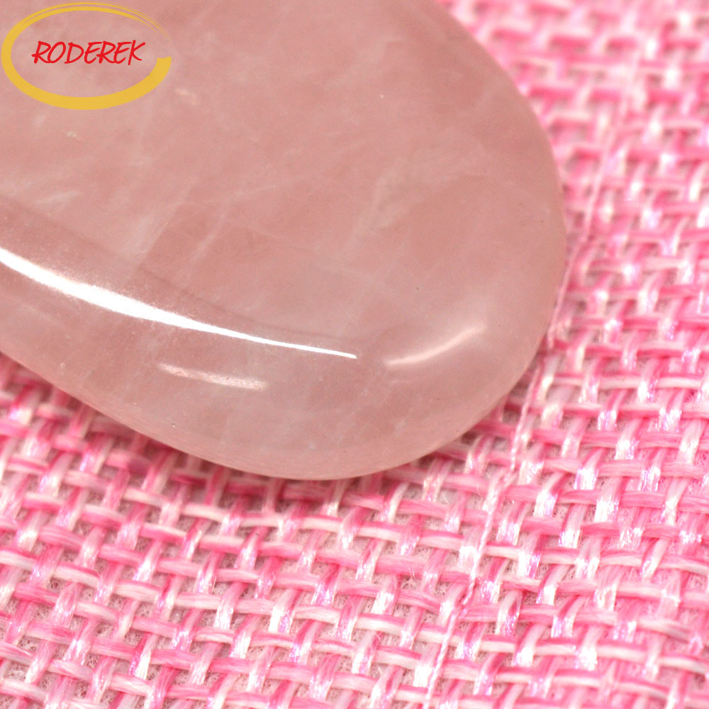 Jade Guasha Plate Natural Rose - Jade Gua Sha Tool ulasan dan harga
