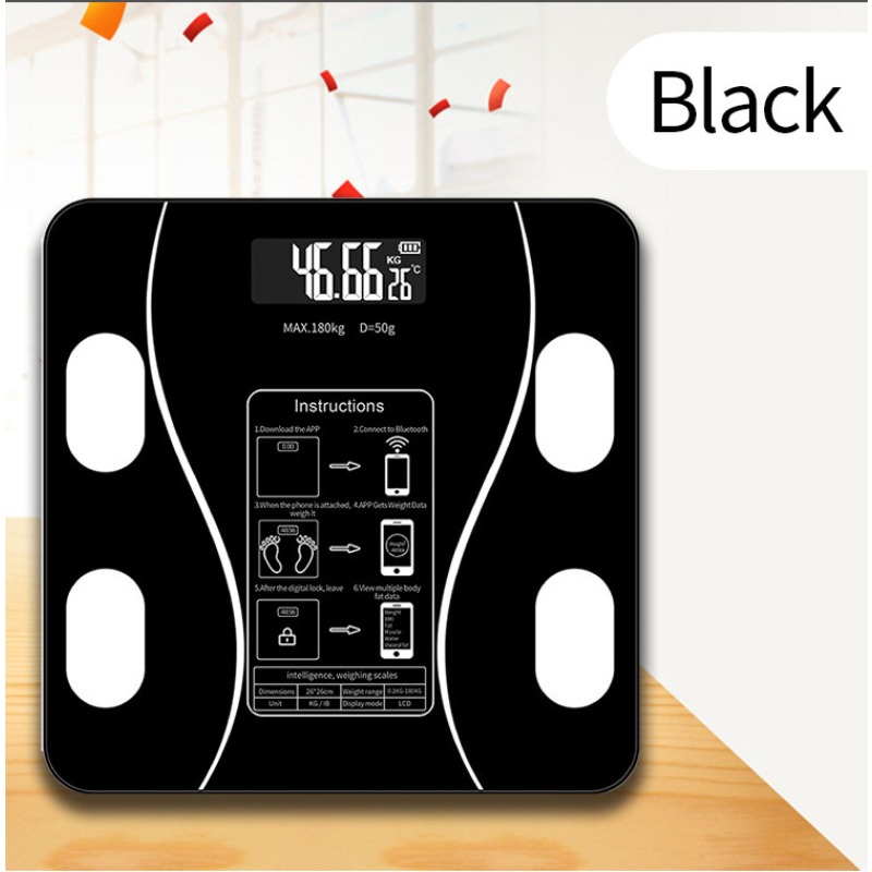 Smart Bluetooth Body Fat Scale - Digital Body Weight Scale ulasan dan harga