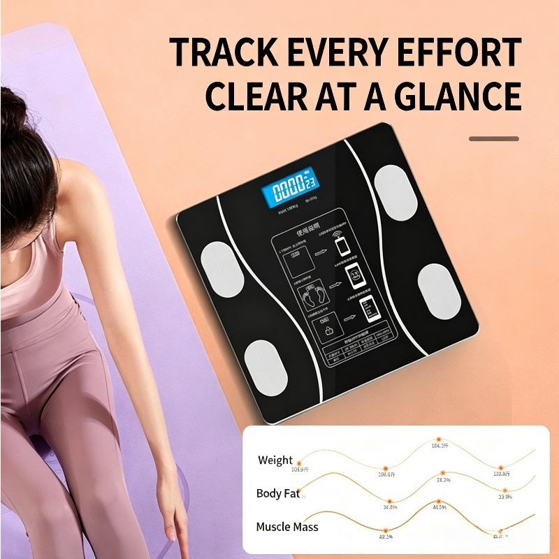 Smart Bluetooth Body Fat Scale - Digital Body Weight Scale ulasan dan harga