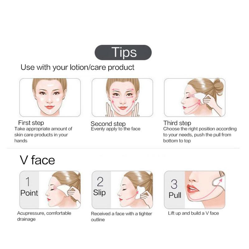 Rose Quartz Gua Sha For Face M - Jade Gua Sha Tool ulasan dan harga