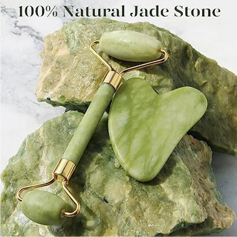 Natural Jade Roller Gua Sha Ma - Jade Gua Sha Tool ulasan dan harga