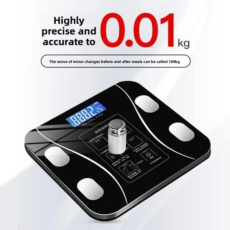High Precision USB Rechargeabl - Digital Body Weight Scale ulasan dan harga
