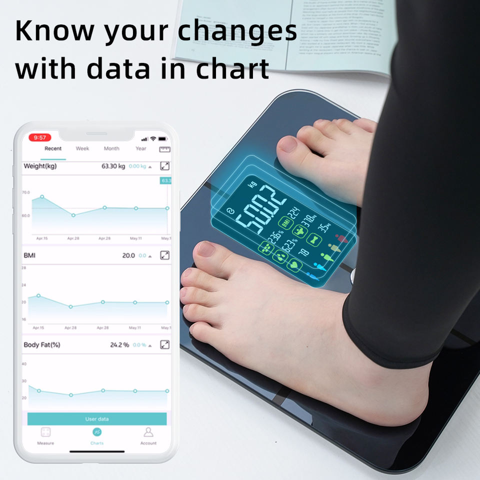 Digital Bluetooth Bathroom Sca - Digital Body Weight Scale ulasan dan harga