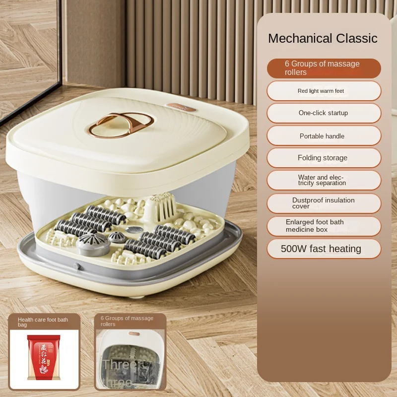 Foldable Portable Thermostatic - Foot Bath Massager ulasan dan harga