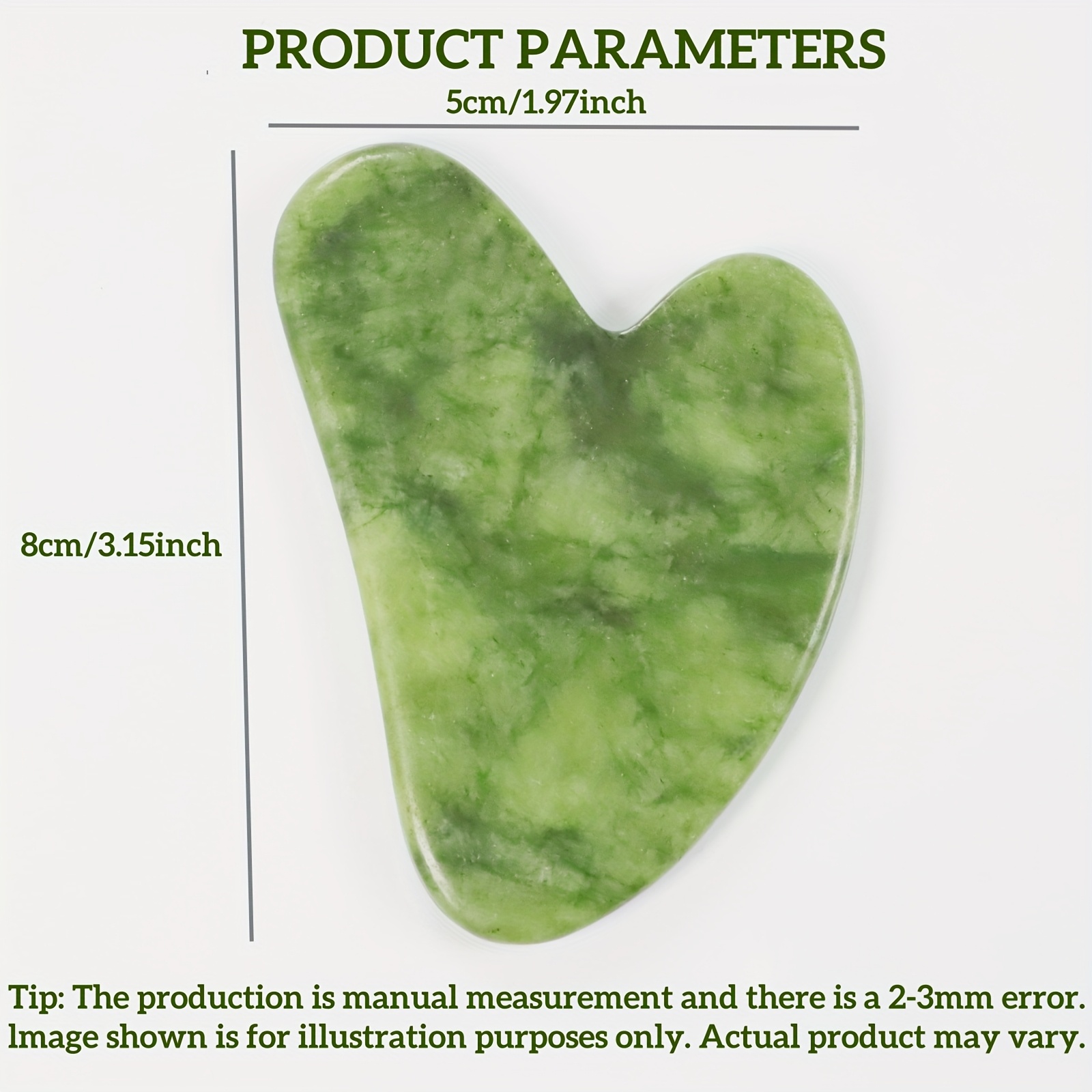 Facial Gua Sha Tool Jade Guash - Jade Gua Sha Tool ulasan dan harga