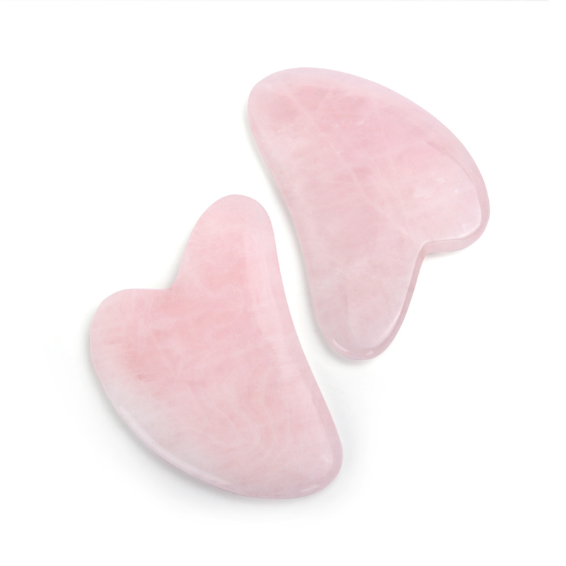 Rose Quartz Jade Guasha Massag - Jade Gua Sha Tool ulasan dan harga