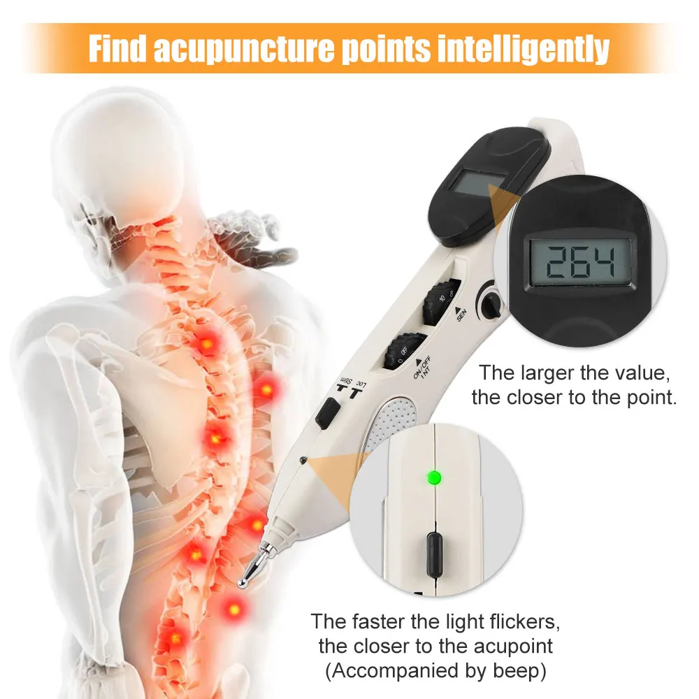 Smart Acupuncture Pen Electric - Foot Bath Massager ulasan dan harga