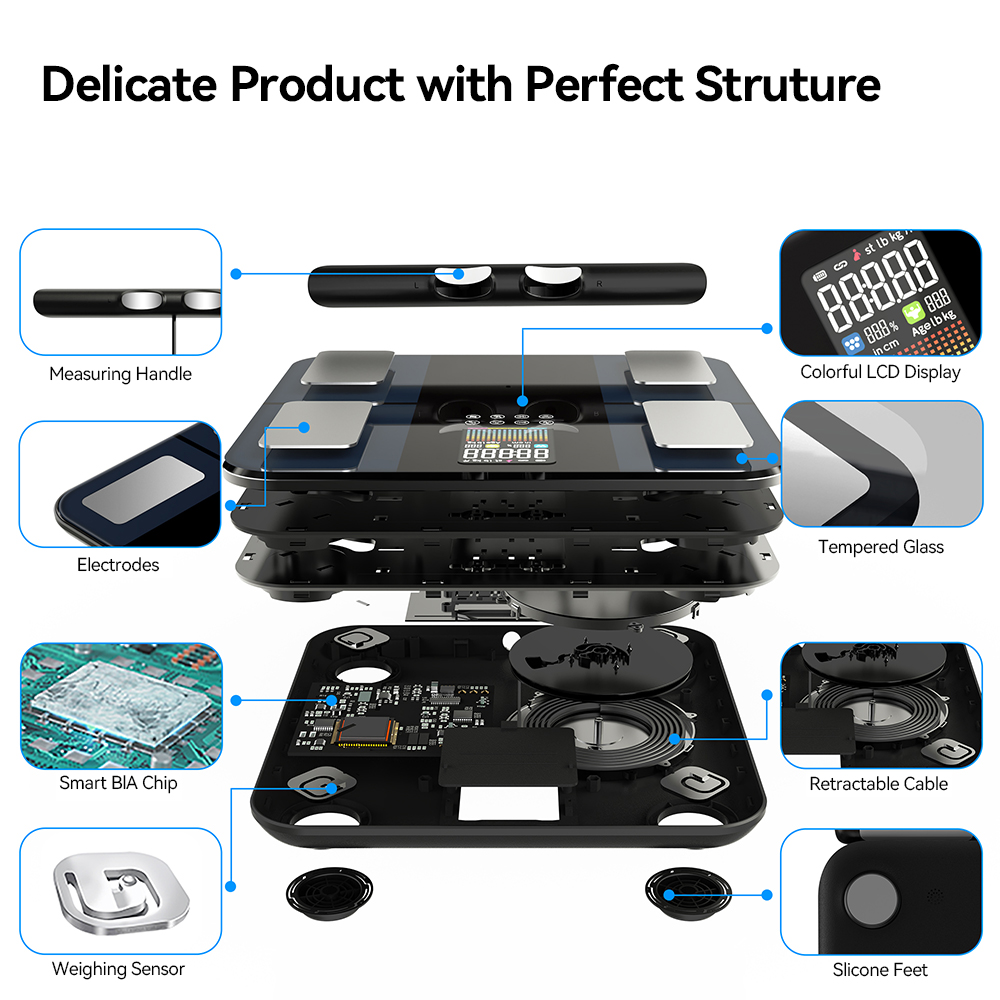 Smart Digital Body Composition - Digital Body Weight Scale ulasan dan harga
