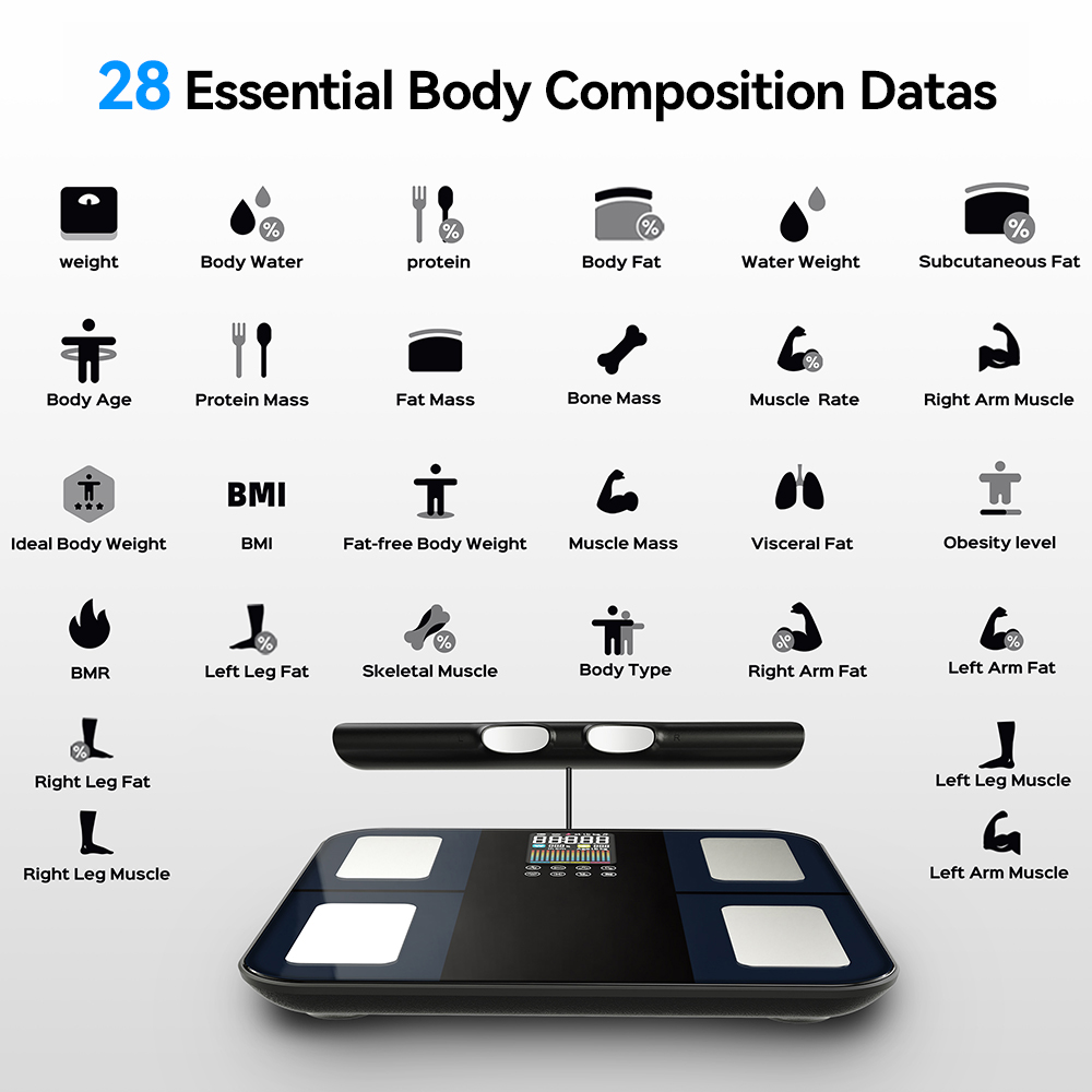 Smart Digital Body Composition - Digital Body Weight Scale ulasan dan harga