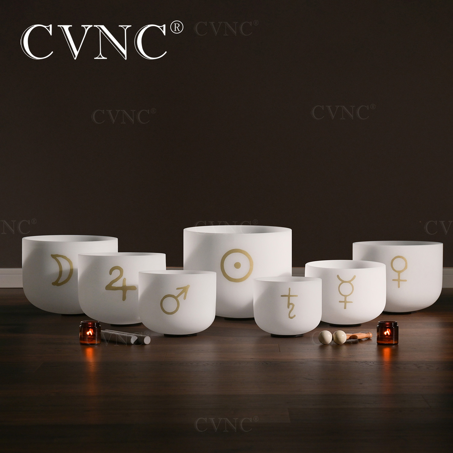 CVNC 8-14 Inch Alchemical Symb - Healing Crystal Set ulasan dan harga